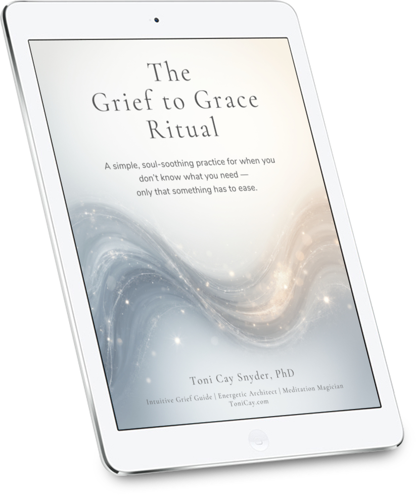 intuitive grief coach, energy healer, spiritual guide, Toni Cay Snyder